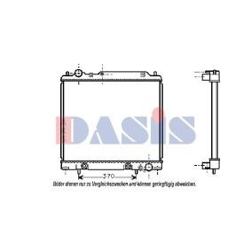 Kühler, Motorkühlung 140640N MITSUBISHI L 400 von AKS DASIS