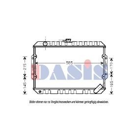 Acquista Radiatore motore da AKS DASIS 141230N a buon mercato per soli 103,27 €