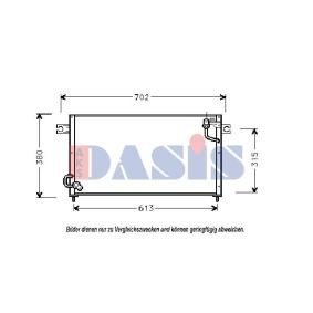 Achetez des Condenseur, climatisation AKS DASIS 142001N à prix pour 101,81 €