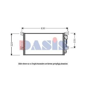 Achetez des Condenseur, climatisation AKS DASIS 142004N à prix pour 78,61 €