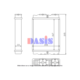 Achetez des Radiateur de chauffage AKS DASIS 149010N à prix pour 111,95 €