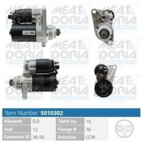 Köp Startmotor av MEAT & DORIA 5010302 till det låga priset 1783,80 kr