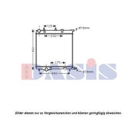 Achetez des Radiateur du moteur AKS DASIS 160112N à prix pour 50,36 €