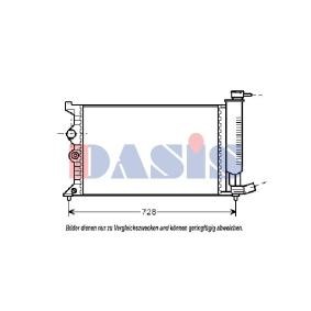 Achetez des Radiateur du moteur AKS DASIS 160230N à prix pour 208,11 €