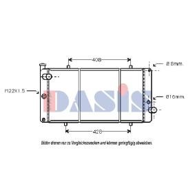 Achetez des Radiateur du moteur AKS DASIS 161210N à prix pour 112,76 €