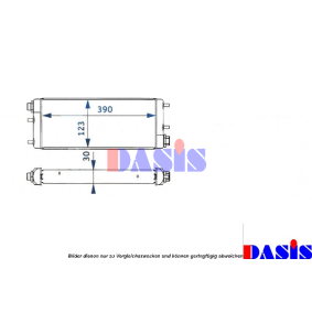 Achetez des Radiateur de chauffage AKS DASIS 169006N à prix pour 53,31 €