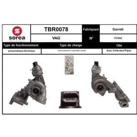 Turbolader von SNRA TBR0078