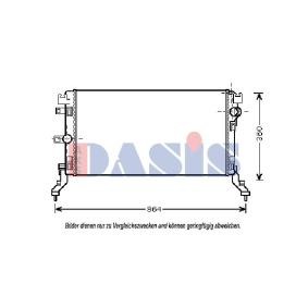 Achetez des Radiateur du moteur AKS DASIS 180069N à prix pour 126,38 €