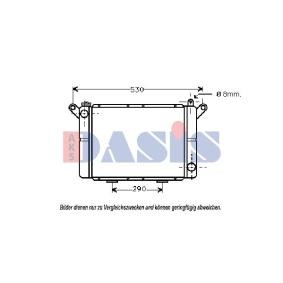 Achetez des Radiateur du moteur AKS DASIS 181000N à prix pour 177,39 €