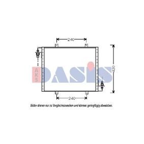 Achetez des Condenseur, climatisation AKS DASIS 182070N à prix pour 80,60 €