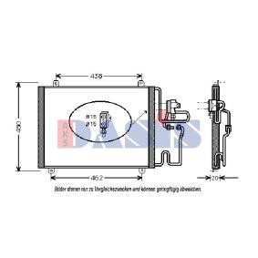 Achetez des Condenseur, climatisation AKS DASIS 182340N à prix pour 136,52 €