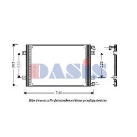 Achetez des Condenseur, climatisation AKS DASIS 182430N à prix pour 96,67 €