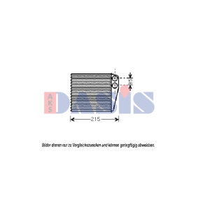 Acquista Scambiatore calore per riscaldamento abitacolo da AKS DASIS 189001N a buon mercato per soli 42,74 €