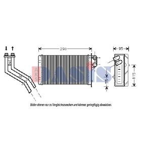 Acquista Scambiatore calore per riscaldamento abitacolo da AKS DASIS 189240N a buon mercato per soli 22,10 €