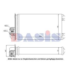 Acquista Scambiatore calore per riscaldamento abitacolo da AKS DASIS 189290N a buon mercato per soli 22,32 €
