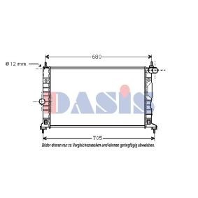 Achetez des Radiateur du moteur AKS DASIS 190007N à prix pour 142,17 €