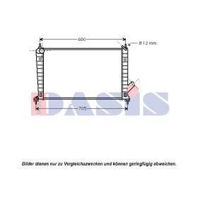 Kjøp Radiator, motorkjøling av AKS DASIS 190011N til den lave prisen 956,45 NOK