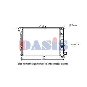 Achetez des Radiateur du moteur AKS DASIS 190140N à prix pour 128,36 €