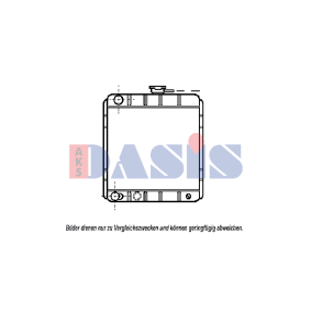 Achetez des Radiateur du moteur AKS DASIS 200100N à prix pour 92,85 €