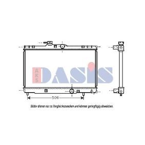 Achetez des Radiateur du moteur AKS DASIS 210045N à prix pour 71,38 €