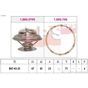 Kühlwasserthermostat 1.879.942 für MAN