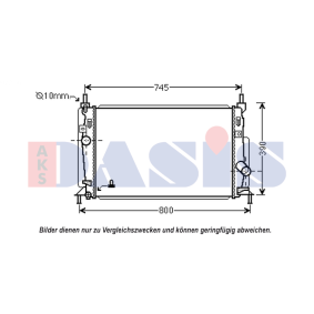 Achetez des Condenseur, climatisation AKS DASIS 292003N à prix pour 455,91 €
