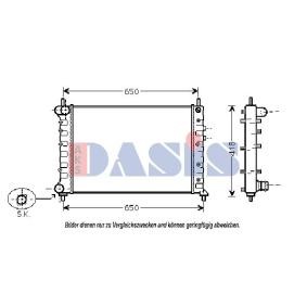 Achetez des Radiateur du moteur AKS DASIS 300000N à prix pour 112,19 €