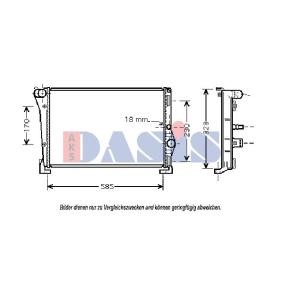 Achetez des Radiateur du moteur AKS DASIS 300002N à prix pour 58,95 €