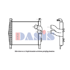 Achetez des Radiateur du moteur AKS DASIS 300300N à prix pour 85,13 €
