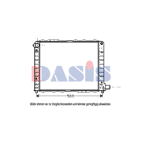 Achetez des Radiateur du moteur AKS DASIS 300460N à prix pour 183,70 €