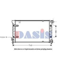 Kjøp Radiator, motorkjøling av AKS DASIS 330050N til den lave prisen 665,77 NOK