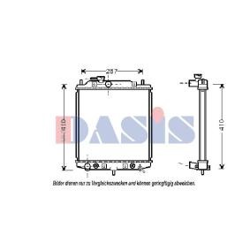 Achetez des Radiateur du moteur AKS DASIS 360018N à prix pour 79,55 €