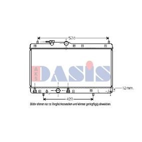 Achetez des Radiateur du moteur AKS DASIS 360023N à prix pour 93,13 €