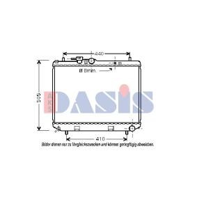 Achetez des Radiateur du moteur AKS DASIS 360190N à prix pour 90,78 €
