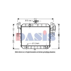 Achetez des Radiateur du moteur AKS DASIS 360450N à prix pour 287,27 €