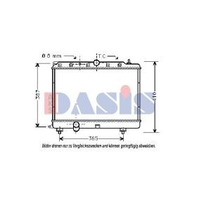 Achetez des Radiateur du moteur AKS DASIS 370004N à prix pour 78,60 €