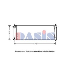 Acquista Radiatore motore da AKS DASIS 370041N a buon mercato per soli 152,93 €