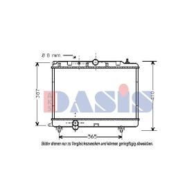 Achetez des Radiateur du moteur AKS DASIS 370350N à prix pour 83,31 €