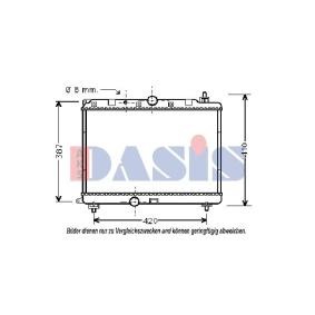 Kjøp Radiator, motorkjøling av AKS DASIS 370410N til den lave prisen 984,16 NOK