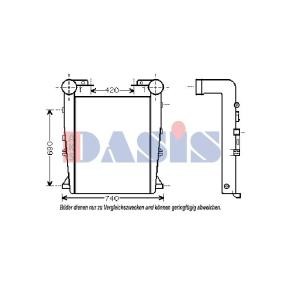 Achetez des Intercooler AKS DASIS 397011N à prix pour 700,54 €