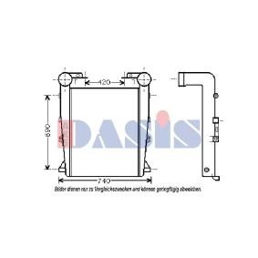 Achetez des Intercooler AKS DASIS 397016N à prix pour 935,38 €