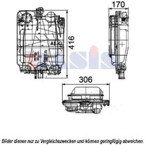 Achetez des Vase d'expansion, liquide de refroidissement AKS DASIS 404000N à prix pour 101,02 €
