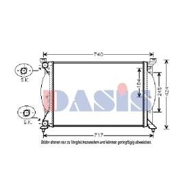 Acquista Radiatore motore da AKS DASIS 480064N a buon mercato per soli 96,51 €