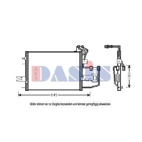 Achetez des Condenseur, climatisation AKS DASIS 492002N à prix pour 103,49 €