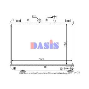 Achetez des Radiateur du moteur AKS DASIS 510001N à prix pour 85,31 €