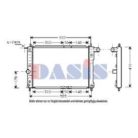 Acquista Radiatore motore da AKS DASIS 510005N a buon mercato per soli 45,31 €