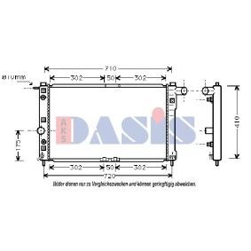Achetez des Radiateur du moteur AKS DASIS 510008N à prix pour 72,07 €