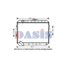 Kühler, Motorkühlung 510046N MITSUBISHI GALLOPER von AKS DASIS
