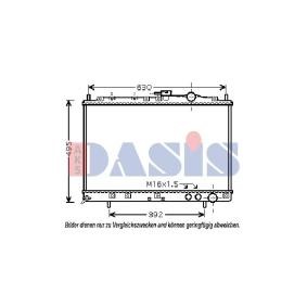 Achetez des Radiateur du moteur AKS DASIS 510052N à prix pour 132,96 €