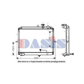 Achetez des Radiateur du moteur AKS DASIS 510055N à prix pour 101,19 €